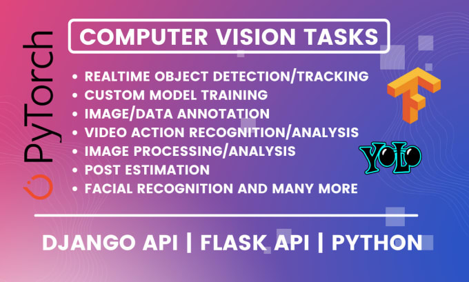 Gig Preview - Do object detection yolo, data annotation, computer vision tasks in python