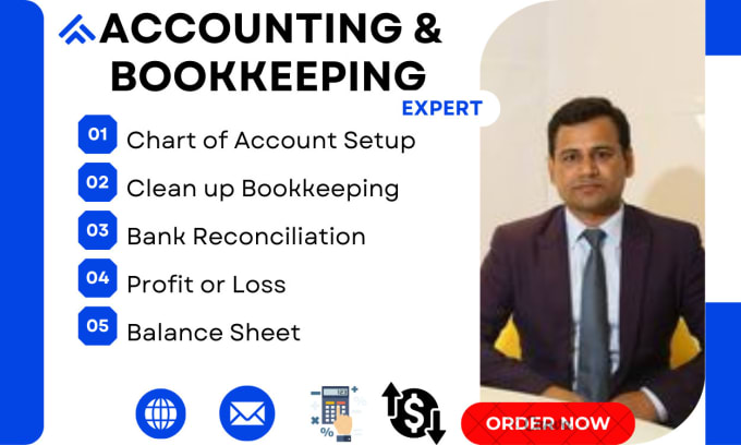 Gig Preview - Do balance sheet, profit or loss, bank reconciliation