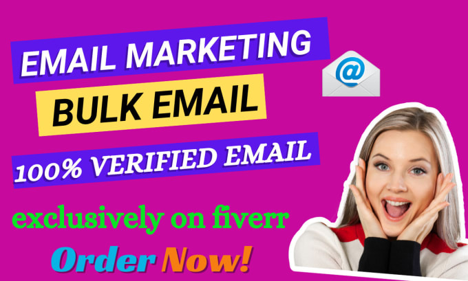 Gig Preview - Do bulk email marketing email campaigns and email blasts