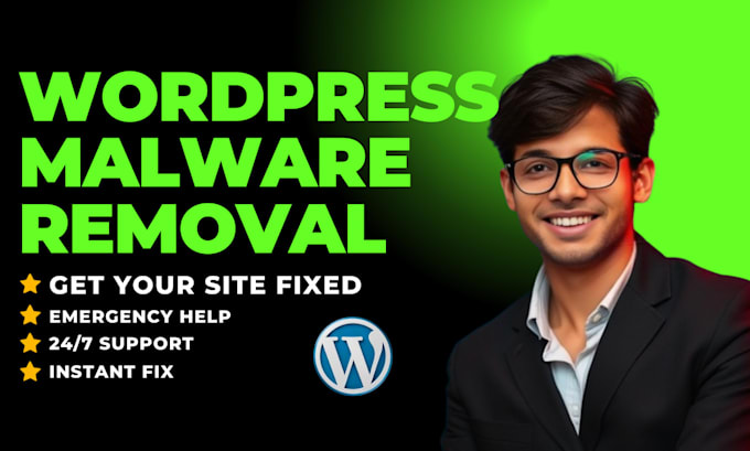 Gig Preview - Clean malware, wordpress malware removal with wordpress security