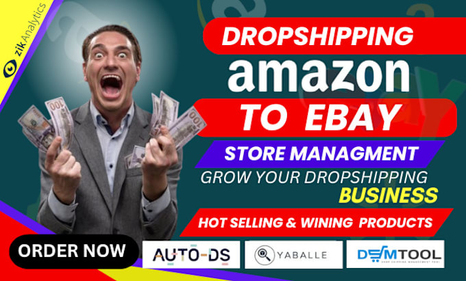 Gig Preview - Do manage your ebay seller account for dropshipping