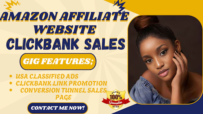 Gig Preview - Autopilot amazon affiliate website clickbank affiliate sales converting tunnel