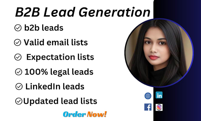 Gig Preview - Do valid email list build and expectation leads