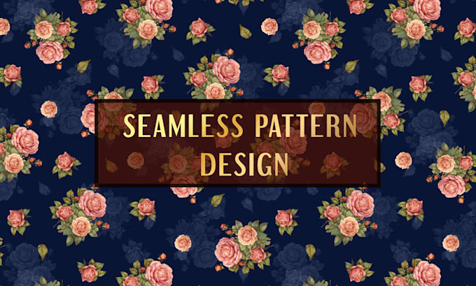 Gig Preview - Design unique repeat seamless patterns for your textile prints, floral patterns