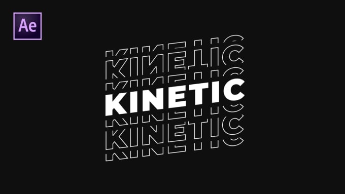 Gig Preview - Create professional kinetic typography motion graphics