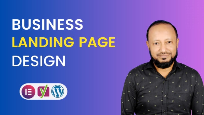 Gig Preview - Design a creative landing page for your business