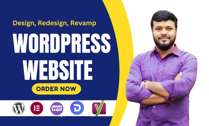 Gig Preview - Design redesign revamp clone or create wordpress website by elementor pro