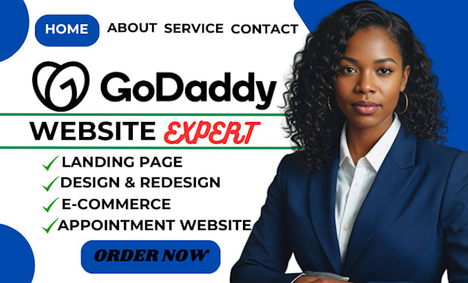 Bestseller - do godaddy website design godaddy website redesign develop godaddy website