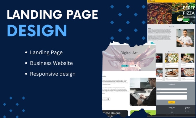 Bestseller - design a unique, creative landing page with responsive