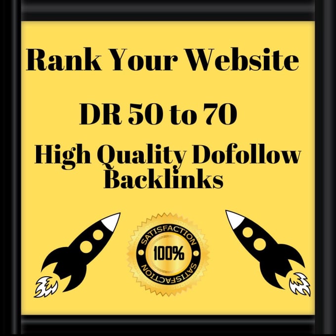 Gig Preview - Provide DR 50 to 70 contextual dofollow backlinks