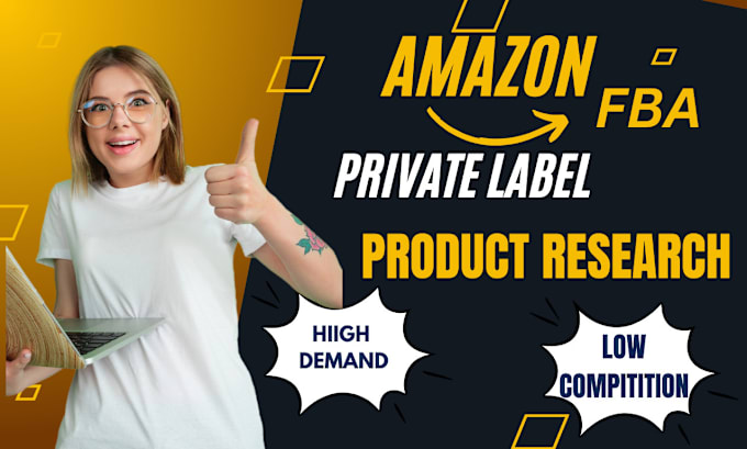 Gig Preview - Conduct amazon fba product research