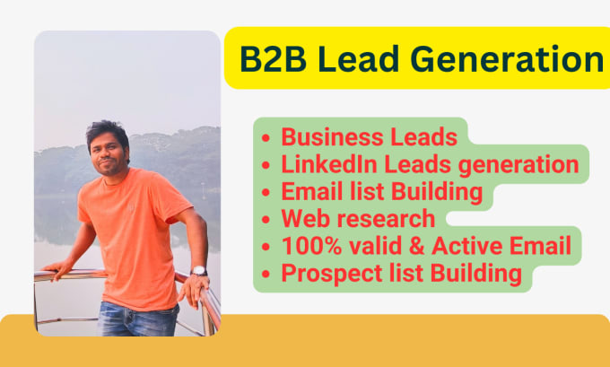 Gig Preview - Generate b2b leads for your company that are well targeted