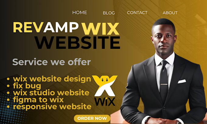 Gig Preview - Do wix website design redesign editor website wix spi wix block app