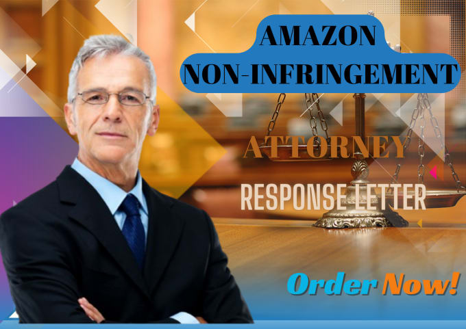 Gig Preview - Draft a response letter to amazon infringement as your legal counsel