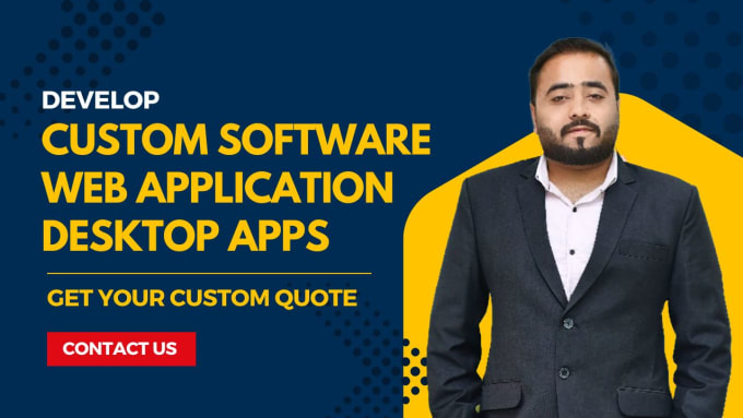 Gig Preview - Develop custom software application web apps desktop apps