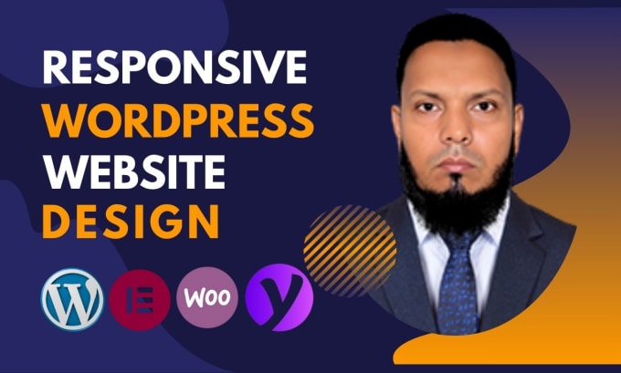 Gig Preview - Create responsive wordpress website design for your business