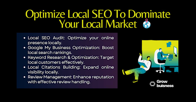 Gig Preview - Optimize excellent local SEO to dominate your local market