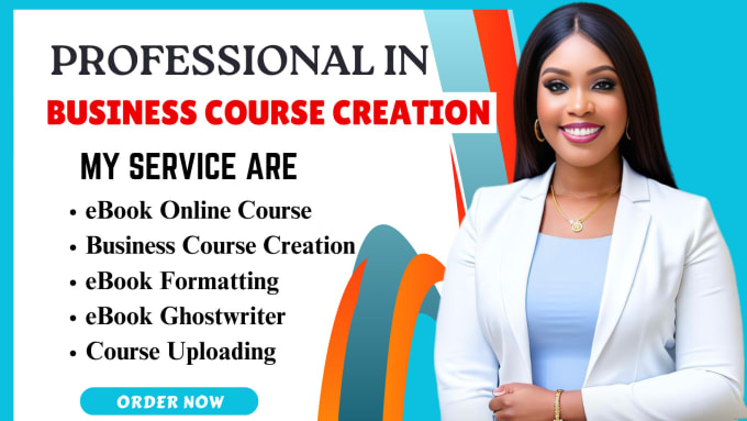 Gig Preview - Ghostwrite ebook online course, course creation, ebook writing, ebook rebrand