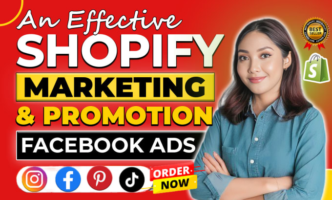 Bestseller - do ecommerce marketing, shopify promotion, shopify ads to boost shopify sales