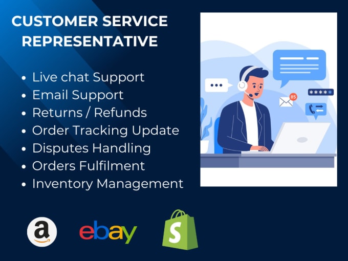 Gig Preview - Provide expert customer service representative