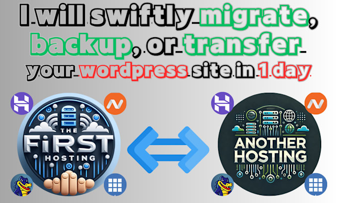 Gig Preview - Swiftly migrate, backup, or transfer your wordpress site in 1 day