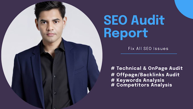 Gig Preview - Create SEO audit report for your website and action plan for high ranking