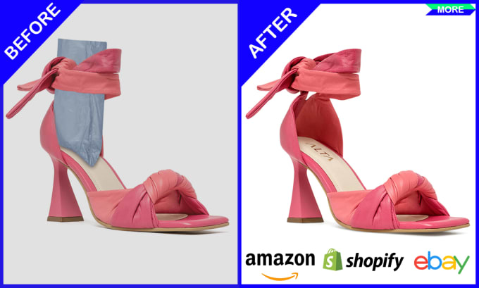 Gig Preview - Amazon, ecommerce product photo editing, image retouching and background removal