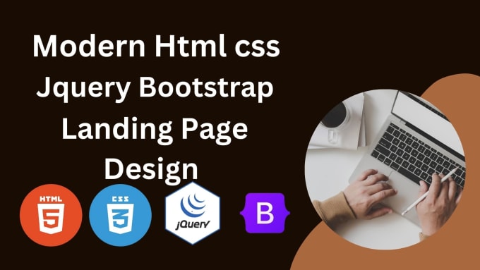 Gig Preview - Create a modern responsive html css jquery landing page