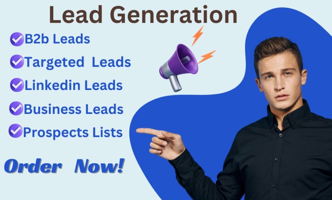 Gig Preview - Provide b2b lead generation for any industries