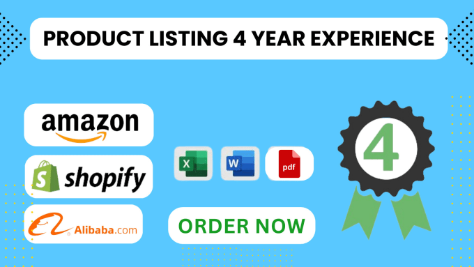 Gig Preview - Do alibaba, amazon product uploads , add products to shopify