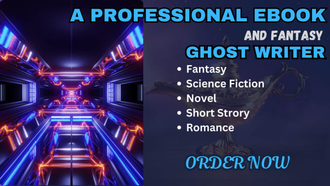 Bestseller - ghostwrite fantasy science fiction novel short stories romance as book writer