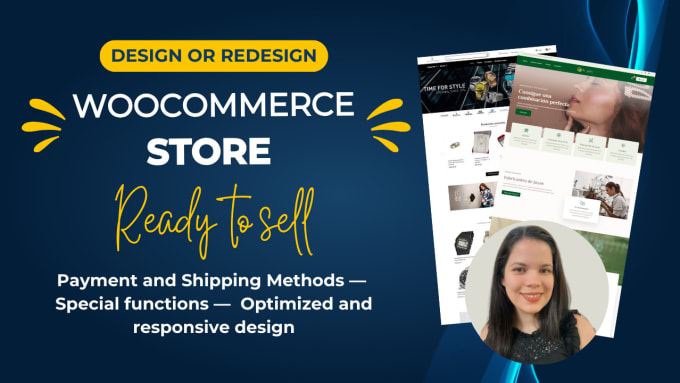 Gig Preview - Design or redesign wordpress ecommerce store