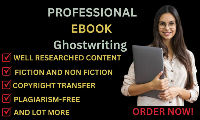 Bestseller - ghostwrite your 50,000 words romance fantansy  ebook and training course