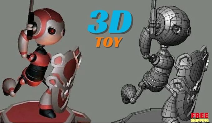 Gig Preview - Sculp 3d model, toy design, 3d bjb, 3d printing, miniatures