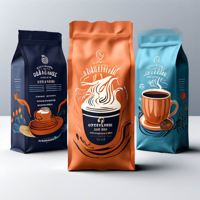 Gig Preview - Design coffee packaging ,label, logo and food packaging