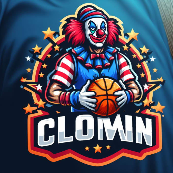 Gig Preview - Design creative clown mascot sport logo