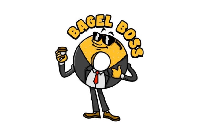 Gig Preview - Design mascot bagel store logo