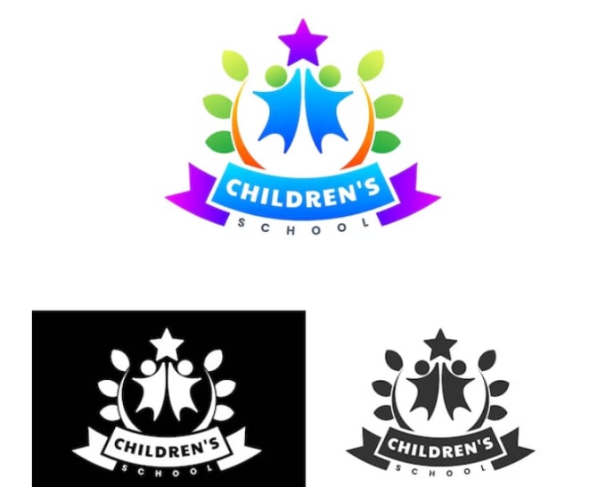 Gig Preview - Design education kids and children logo for your business