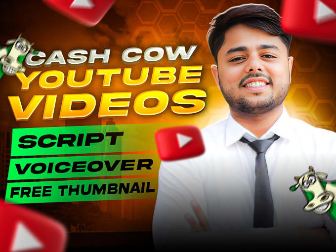 Gig Preview - Make best top 10 cashcow faceless videos, cashcow youtube channel