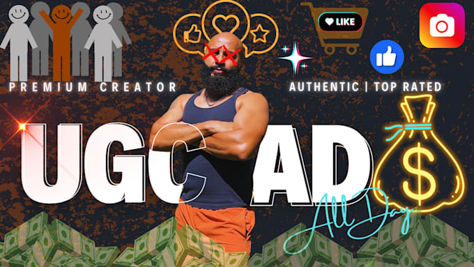 Gig Preview - Create sensational ugc videos for your products spokesperson