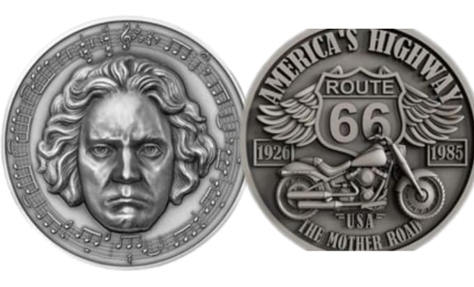 Gig Preview - Do 3d coin design, 3d coin modeling, 3d bas relief, 3d miniature for 3d printing