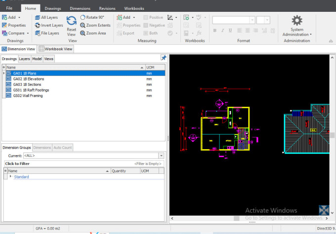 Gig Preview - Do bill of quantities takeoff in cubit, cost x and excel