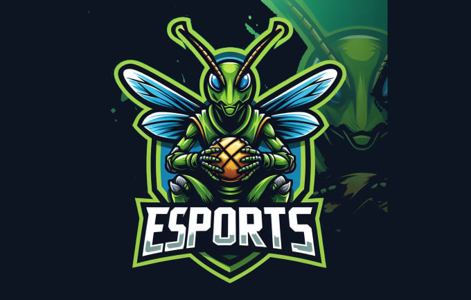 Gig Preview - Give a high quality grasshopper esports mascot logo within 12 hours