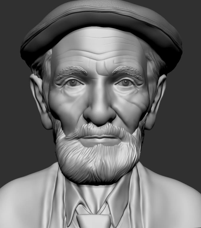 Gig Preview - Create 3d portraits sculpted in zbrush for 3d printing