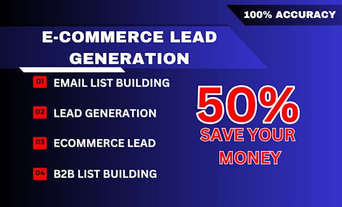 Gig Preview - Do ecommerce lead generation and owner email list building