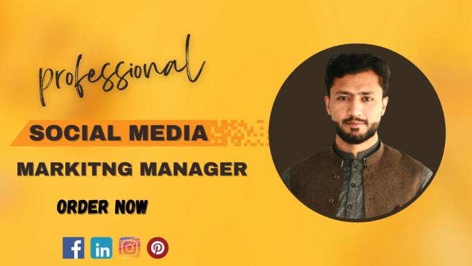 Gig Preview - Be your guru of social media marketing management