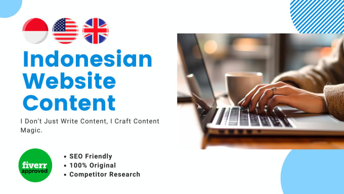 Gig Preview - Be your indonesian SEO website content writer