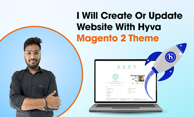 Gig Preview - Create or update website with hyva magento 2 theme