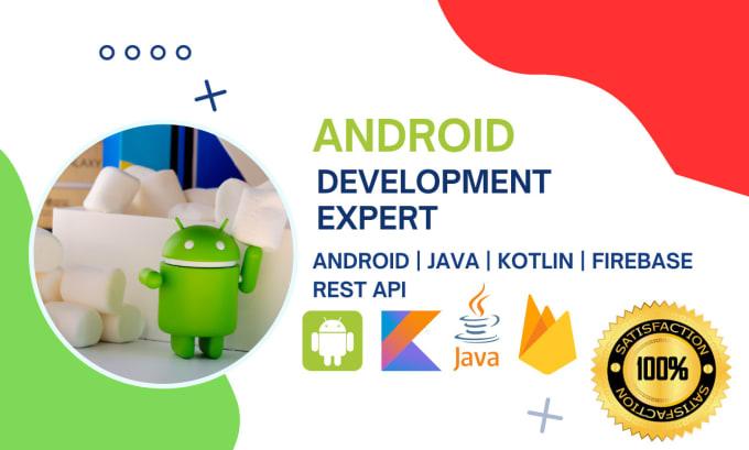 Gig Preview - Be your android developer do android app creation using java or kotlin