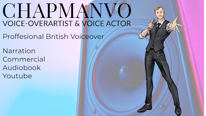 Gig Preview - Record a professional male british voice over in english